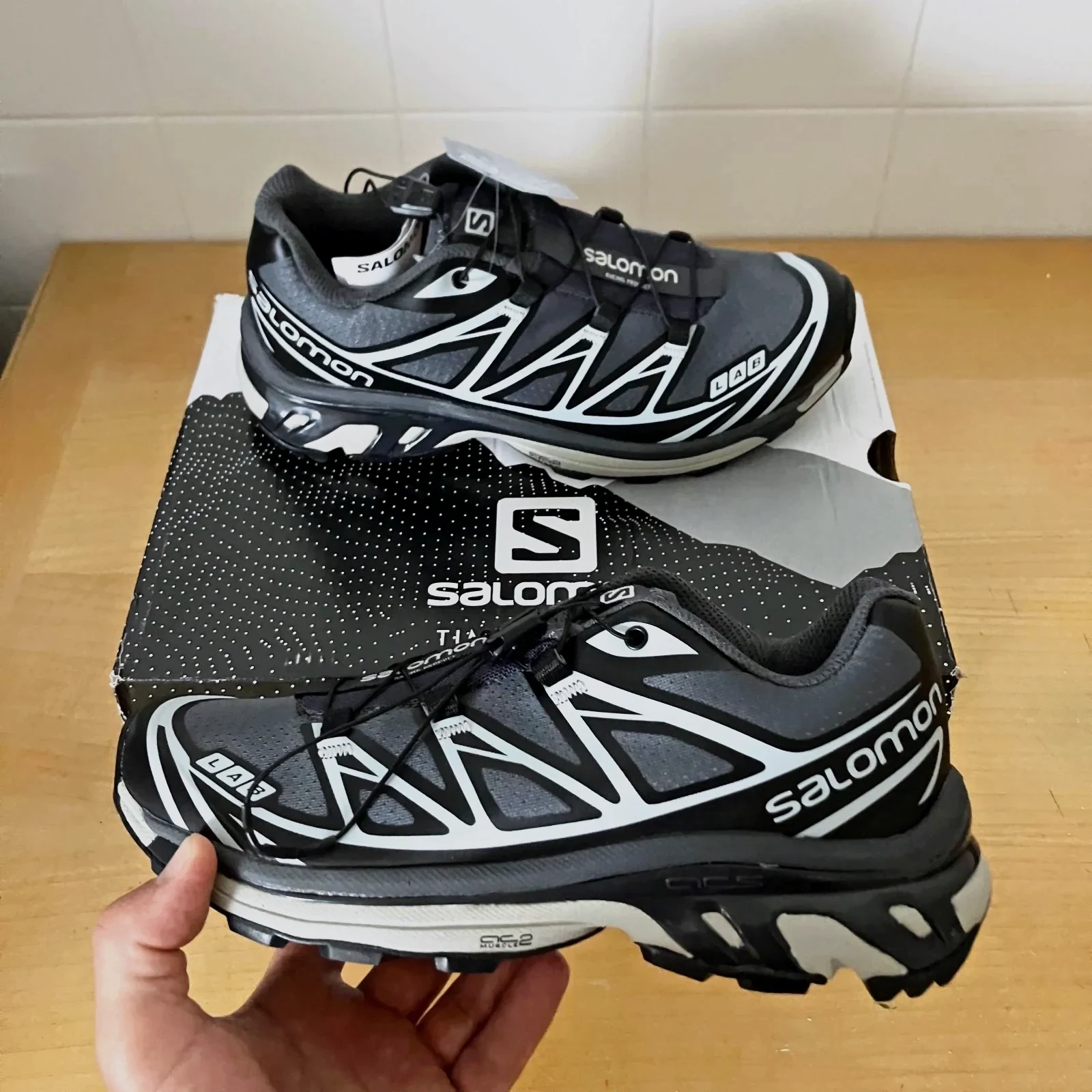 Zapatillas Salomon trail running negras