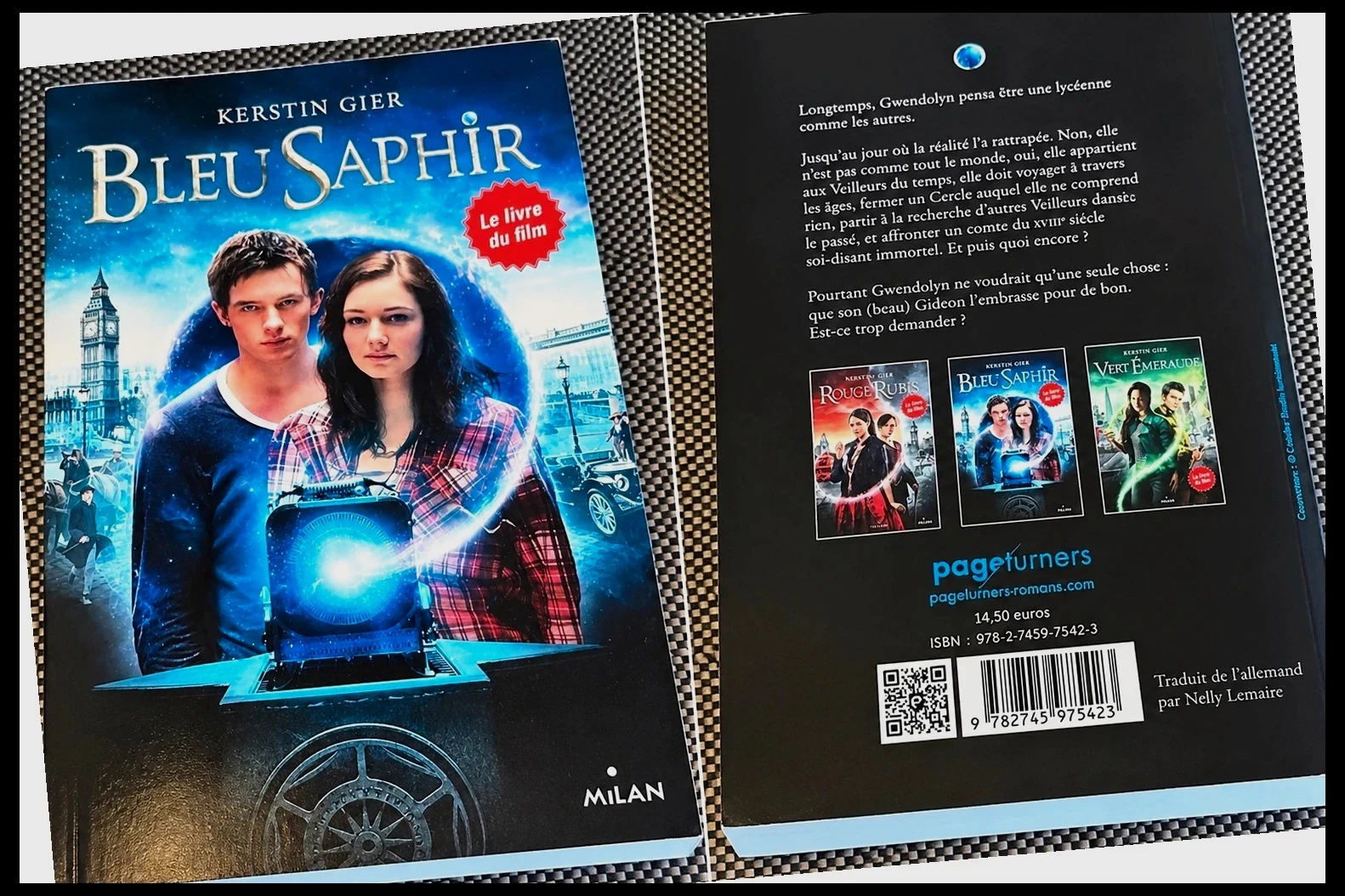 Le livre du film – Kerstin Gier – Bleu Saphir