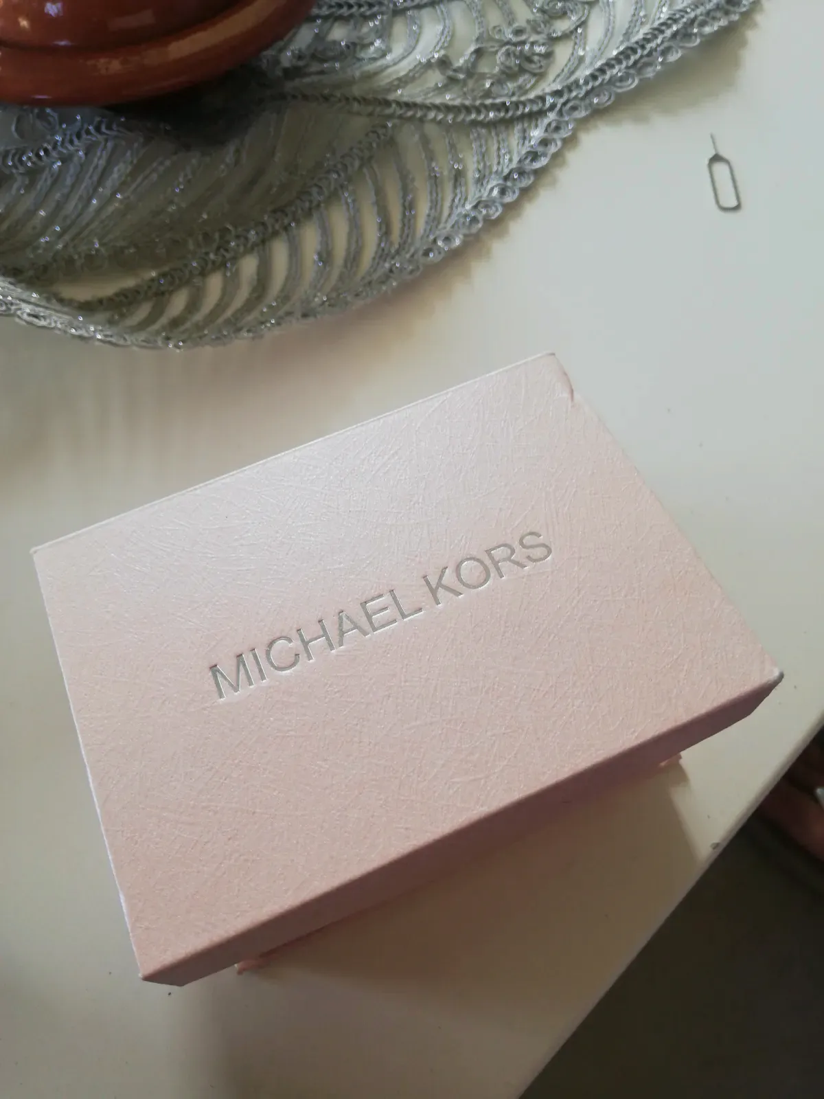 Montre dorée rectangulaire femme – mlchael kors – doré – taille S 2
