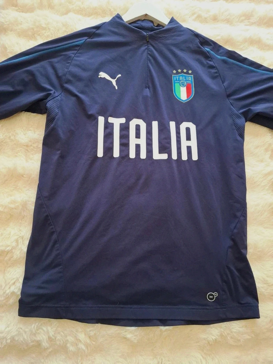 Haut Puma d'Entraînement Italie - Bleu Marine - Taille M (Saison 2019/2020)
