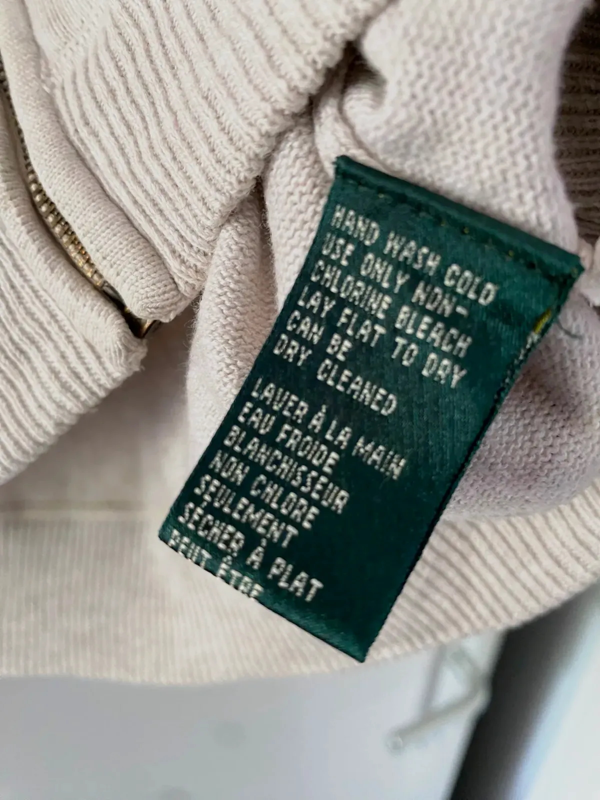 Gilet Lauren Ralph Lauren beige met capuchon – Lauren Ralph Lauren – taille S 3