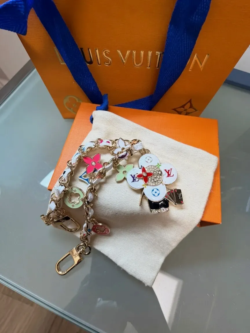 Porte-clés Louis Vuitton – Louis Vuitton – doré – taille Taille unique 3