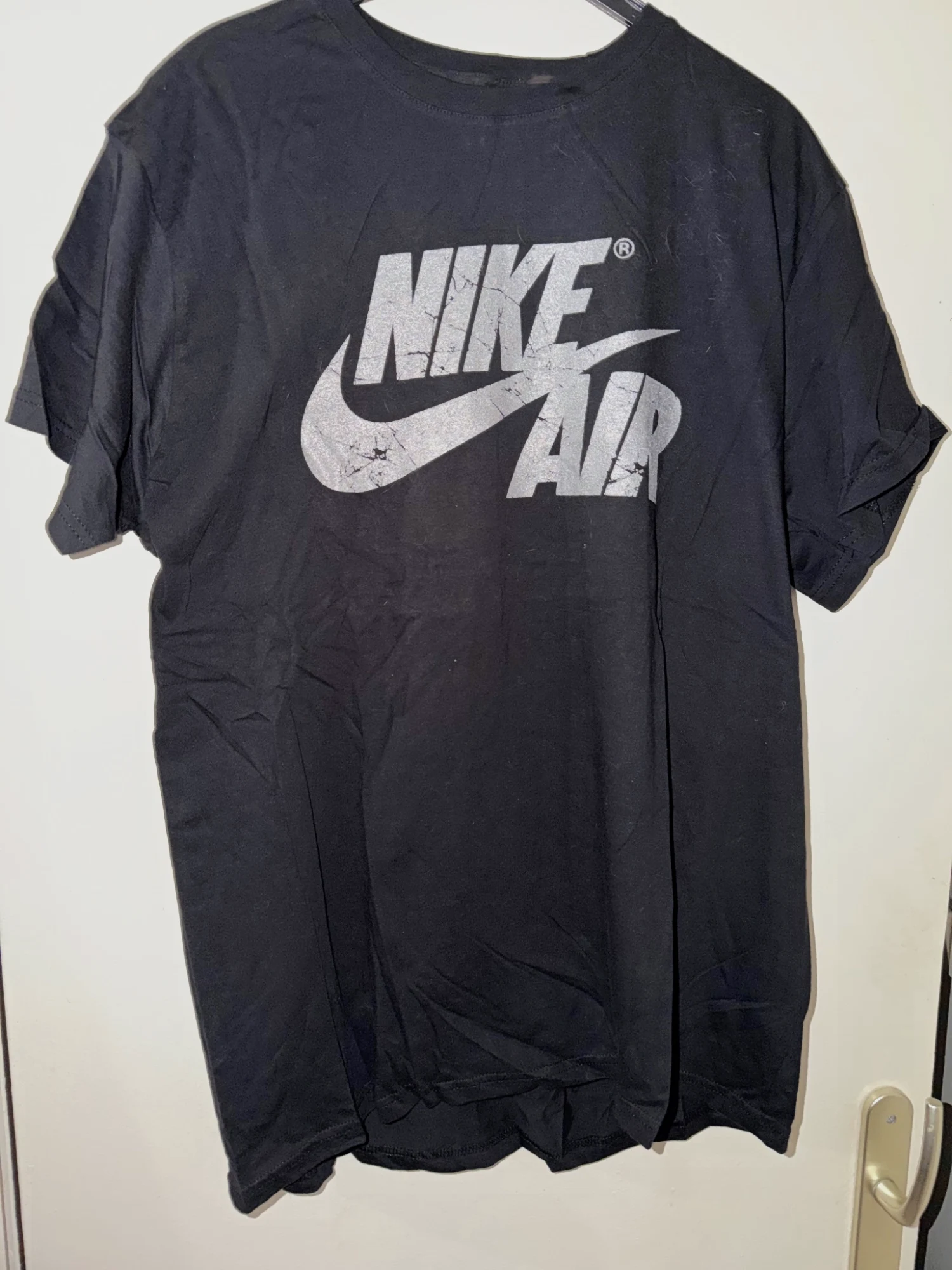 T-shirt Nike Air noir imprimé taille XXL