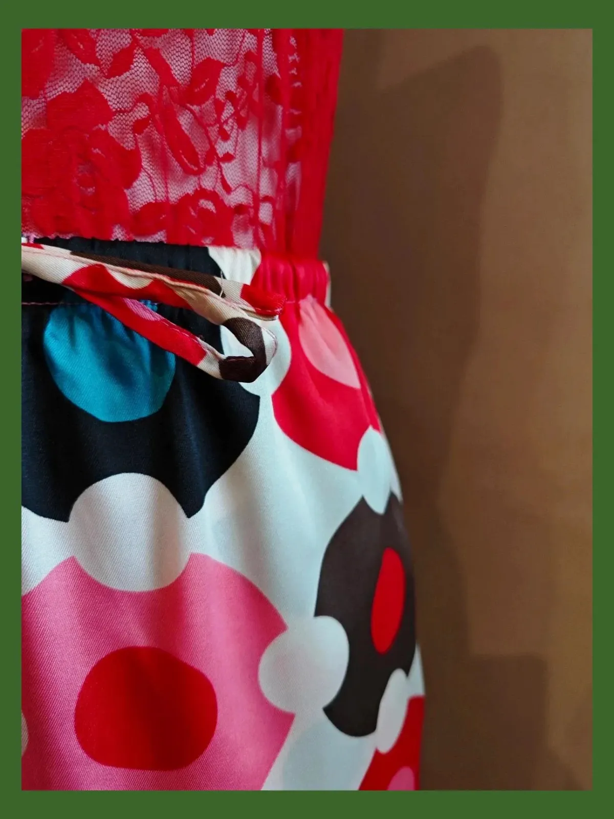 🌺Pantalón ancho de raso estampado con flores multicolor, talla S – Sfera Collection – taille M / 38 / 10 4