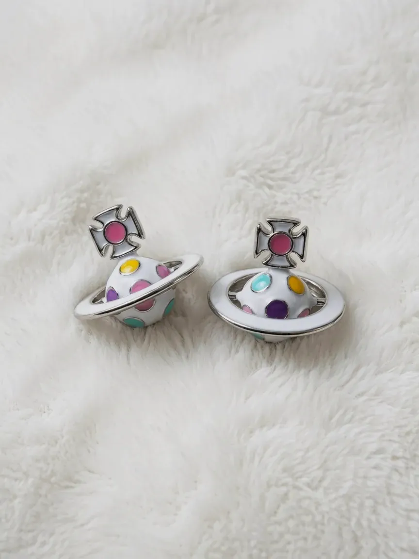 Boucles d'oreilles Vivienne Westwood orbes – Vivienne Westwood – multicolore – taille Taille unique 3