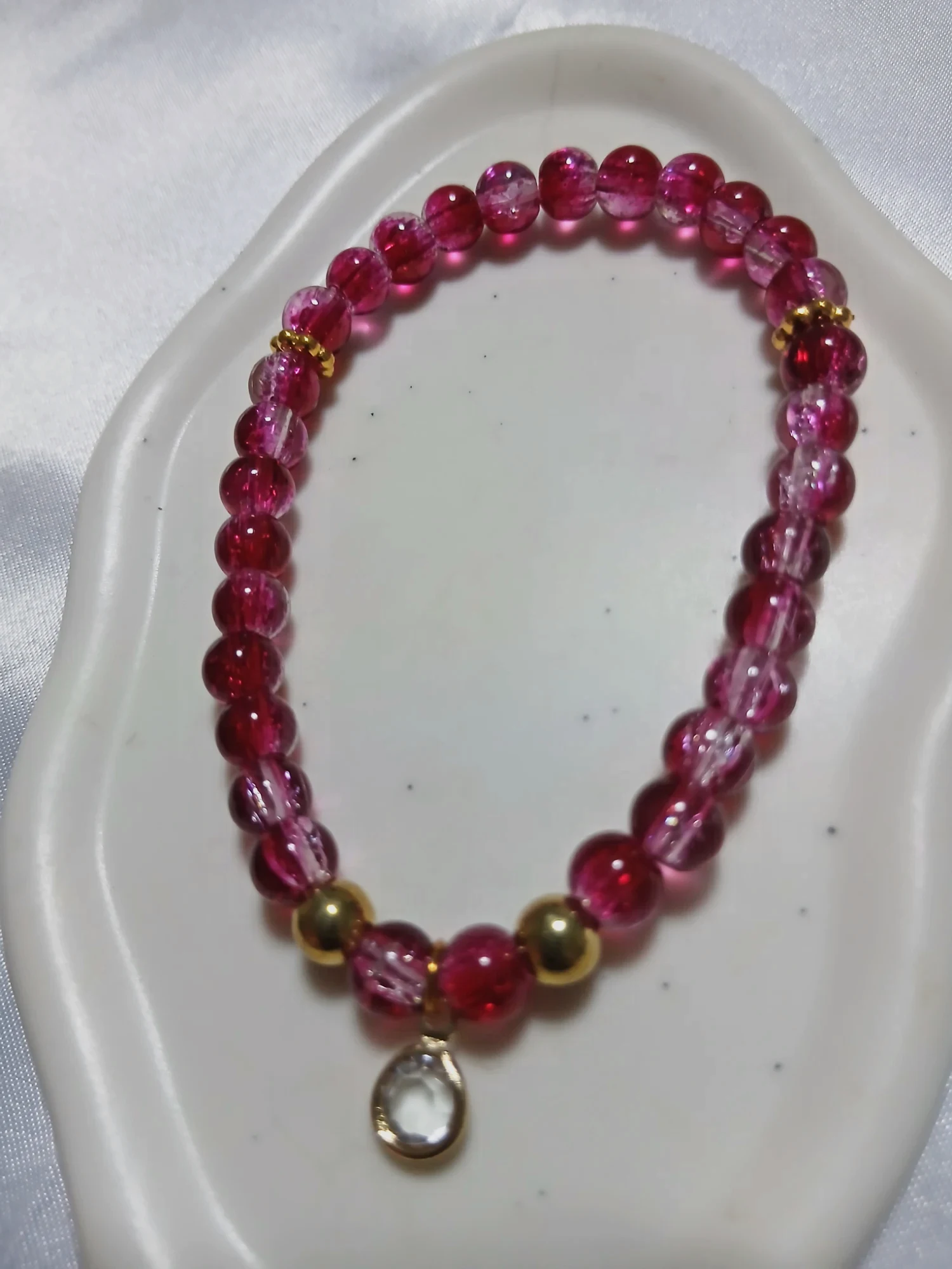 Bracelet tasbih Sakina 37 – Fait main – taille Taille unique