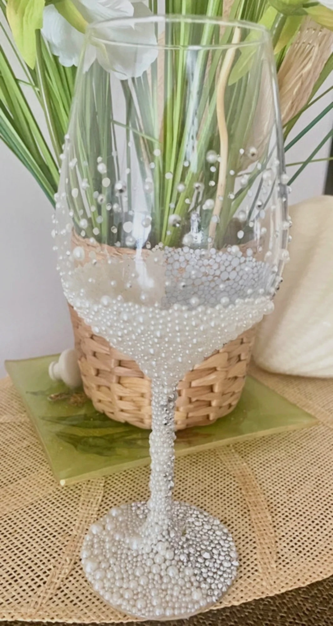 Verre customiser en strass