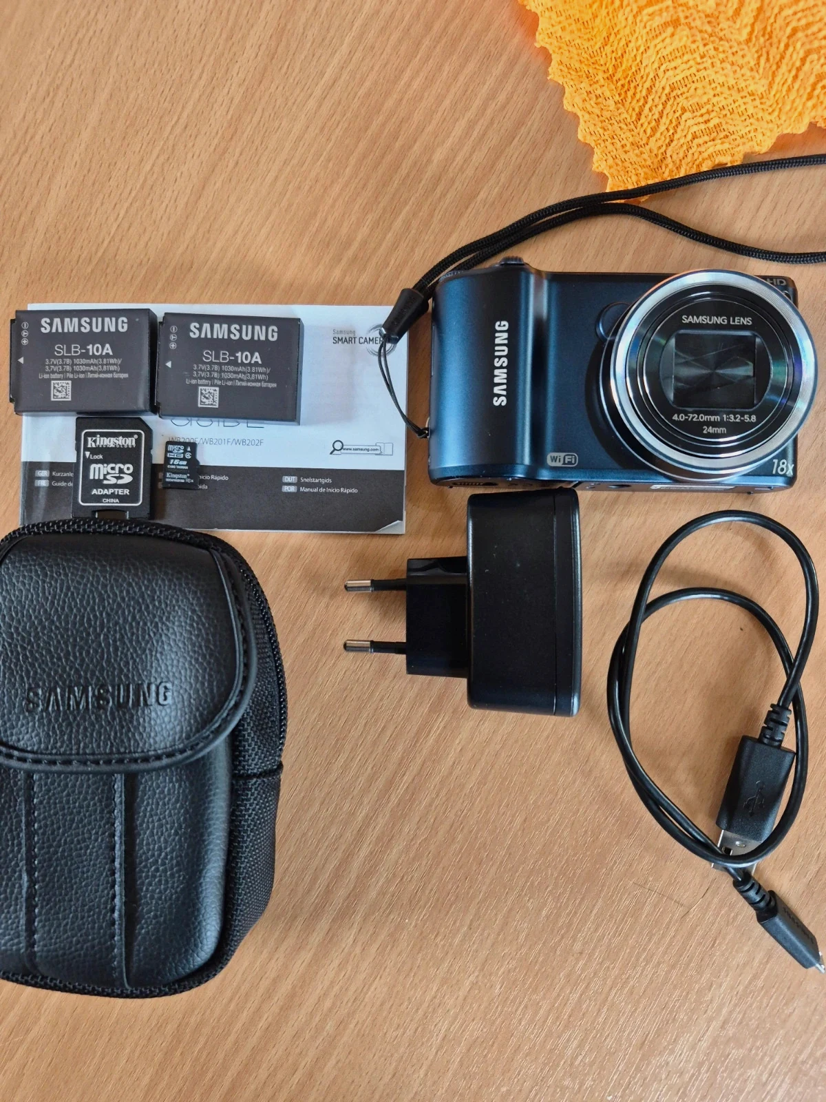 Appareil Photo Samsung WB200F Bleu smart Wi-Fi Appareil Photo Samsung WB200F Bleu SMART Wi-Fi