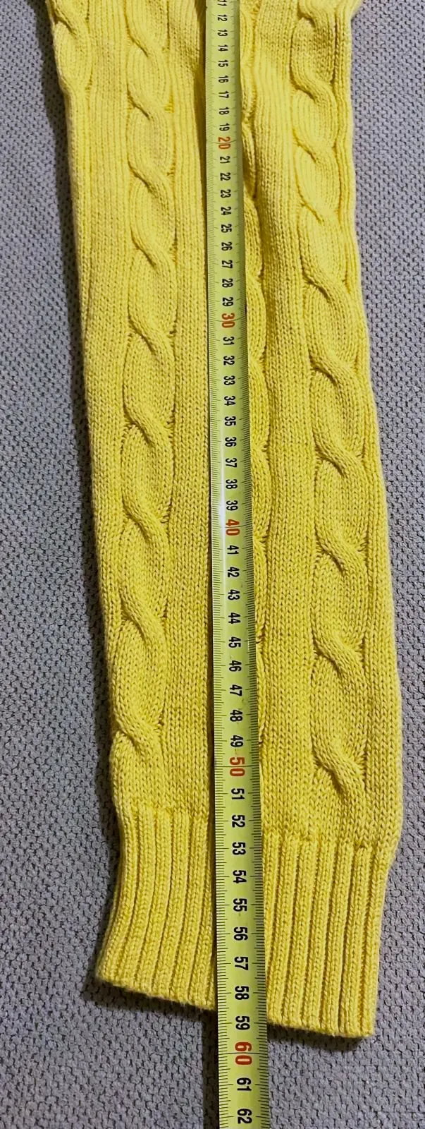 Pull Polo Ralph Lauren, pull torsadé en maille Taille : L – Polo Ralph Lauren – jaune – taille L 6