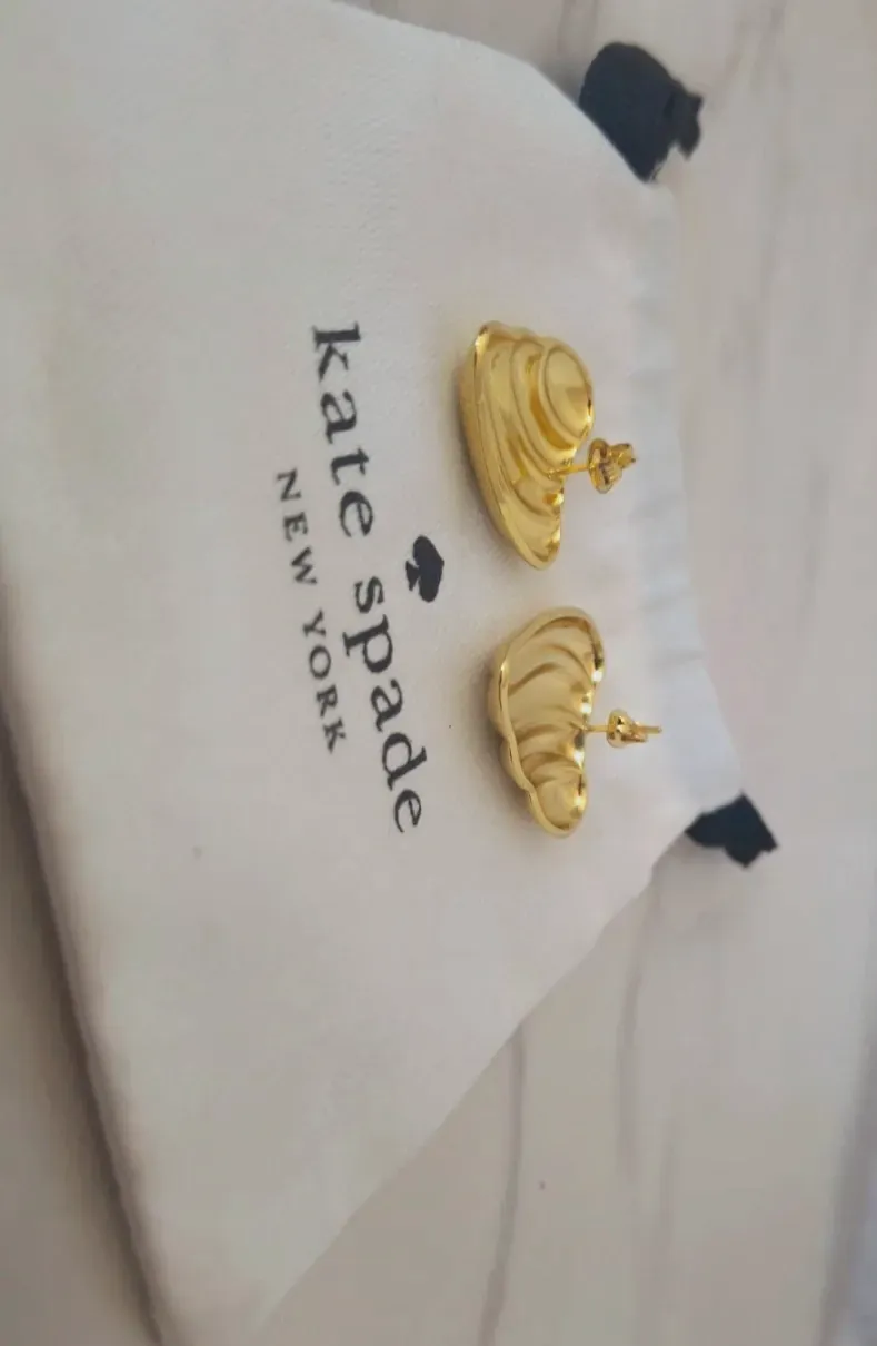 Boucles d'oreilles cœur dorées Kate Spade – kate spade – doré – taille Taille unique 5