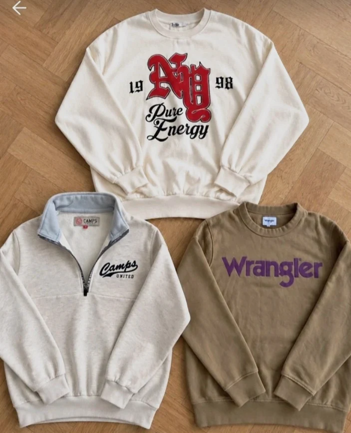 Lot de 3 sweats à manches longues