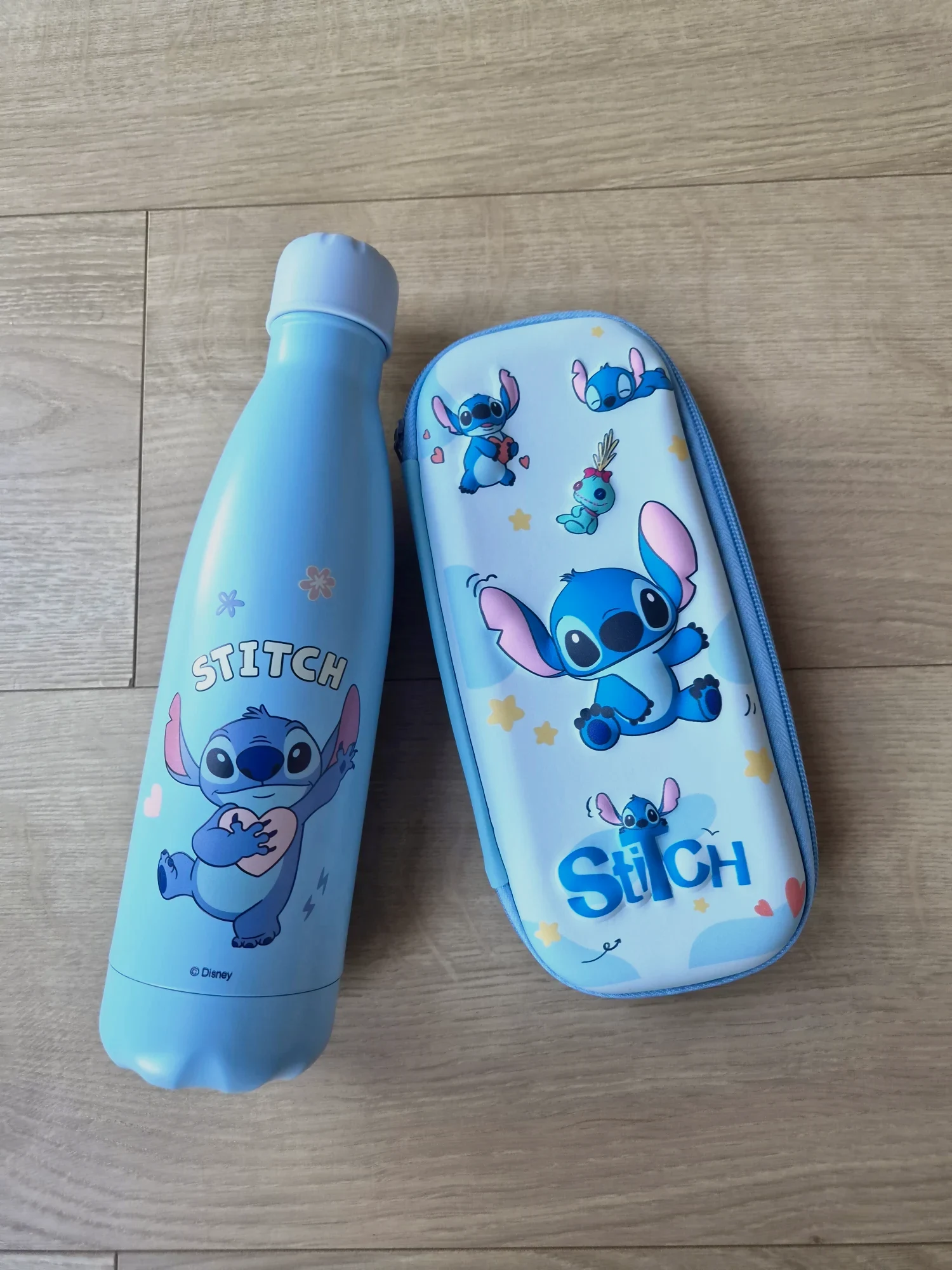 Gourde isotherme et trousse Disney Stitch – Disney – taille 8 ans