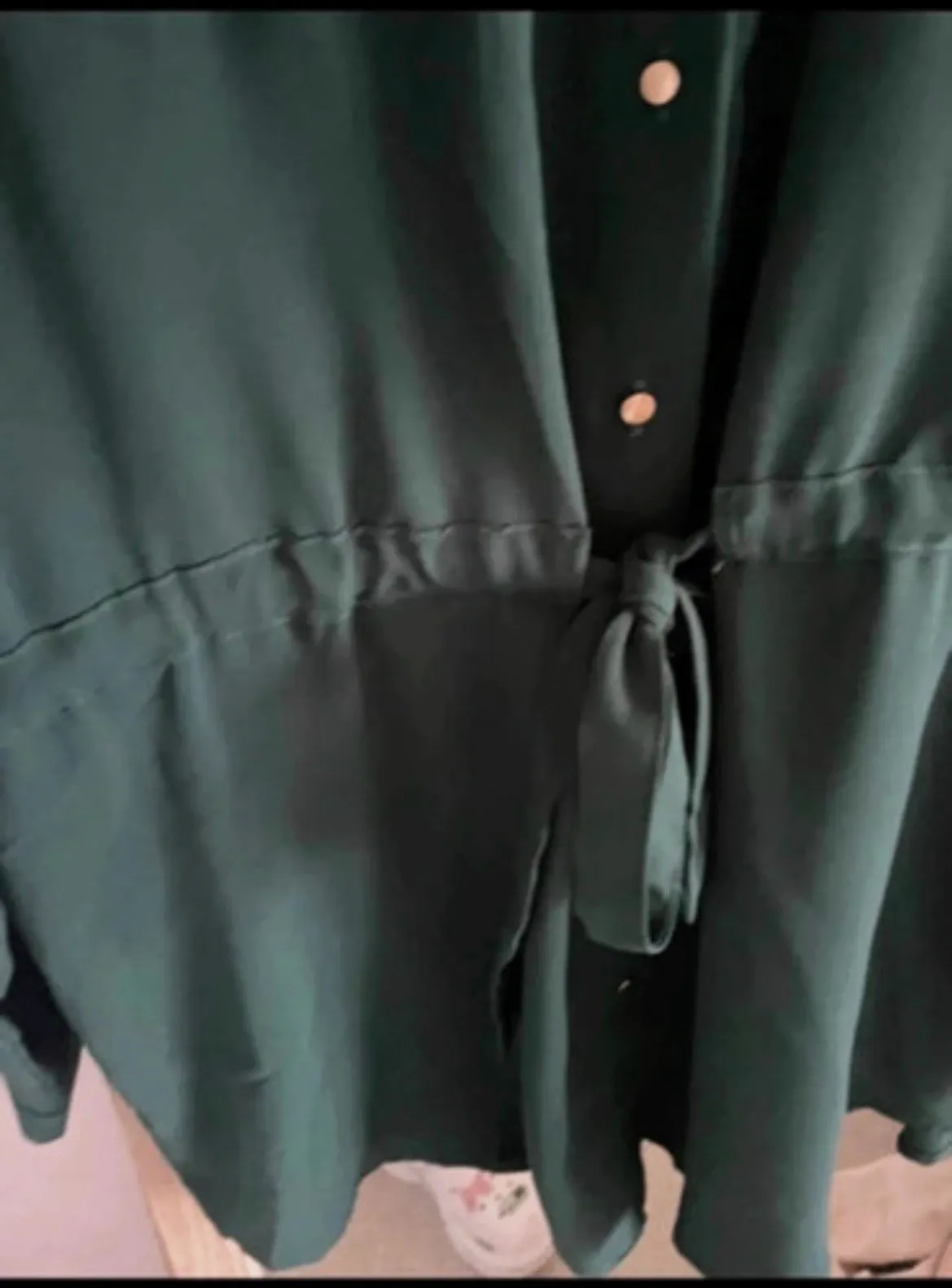 Chemise longue verte shein – Shein – taille S 2