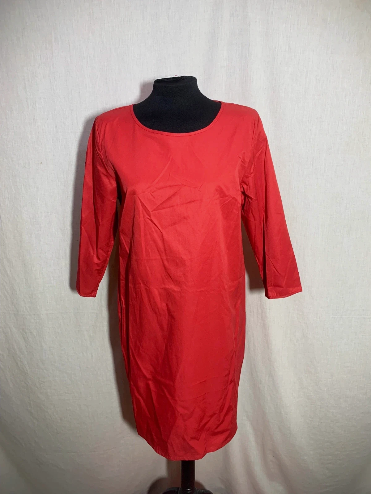 Vestido Rojo Manga 3/4 | Red 3/4 Sleeve Dress | Riverside – Riverside – taille XL / 42 / 14