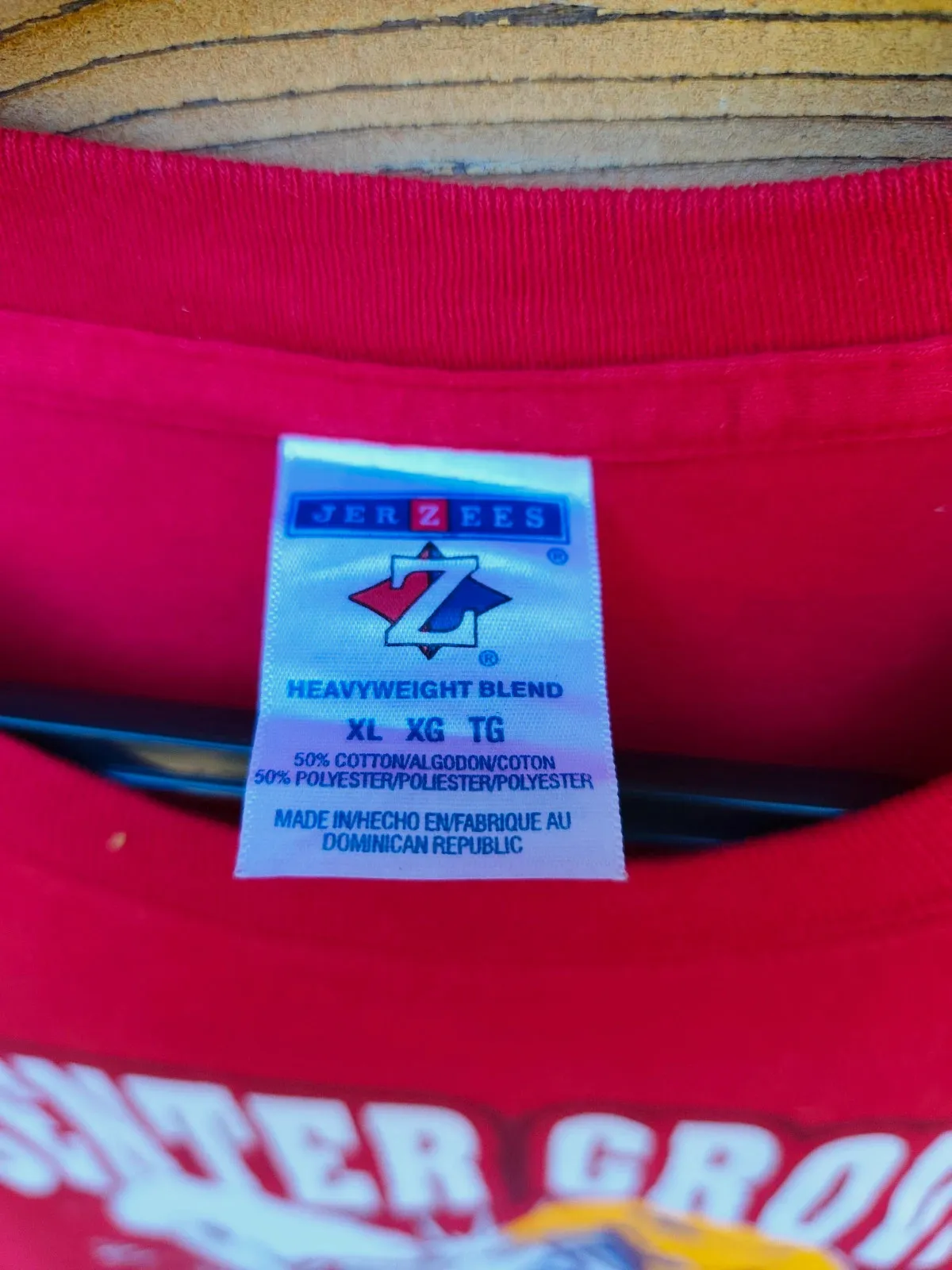T-shirt rouge Center Grove State Finals 2008 – Jerzees – rouge – taille XL 5