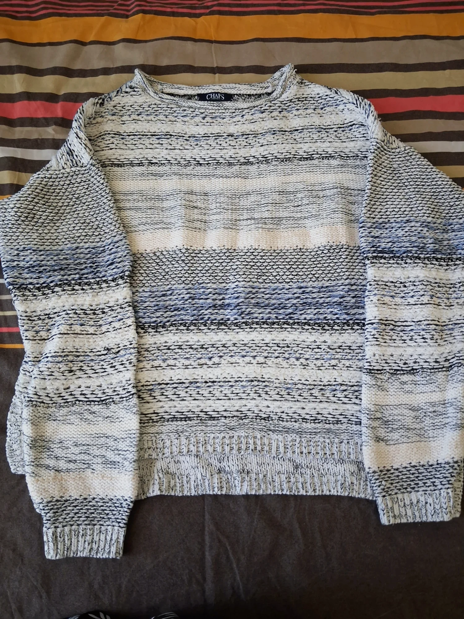 Pull en maille rayé Chaps