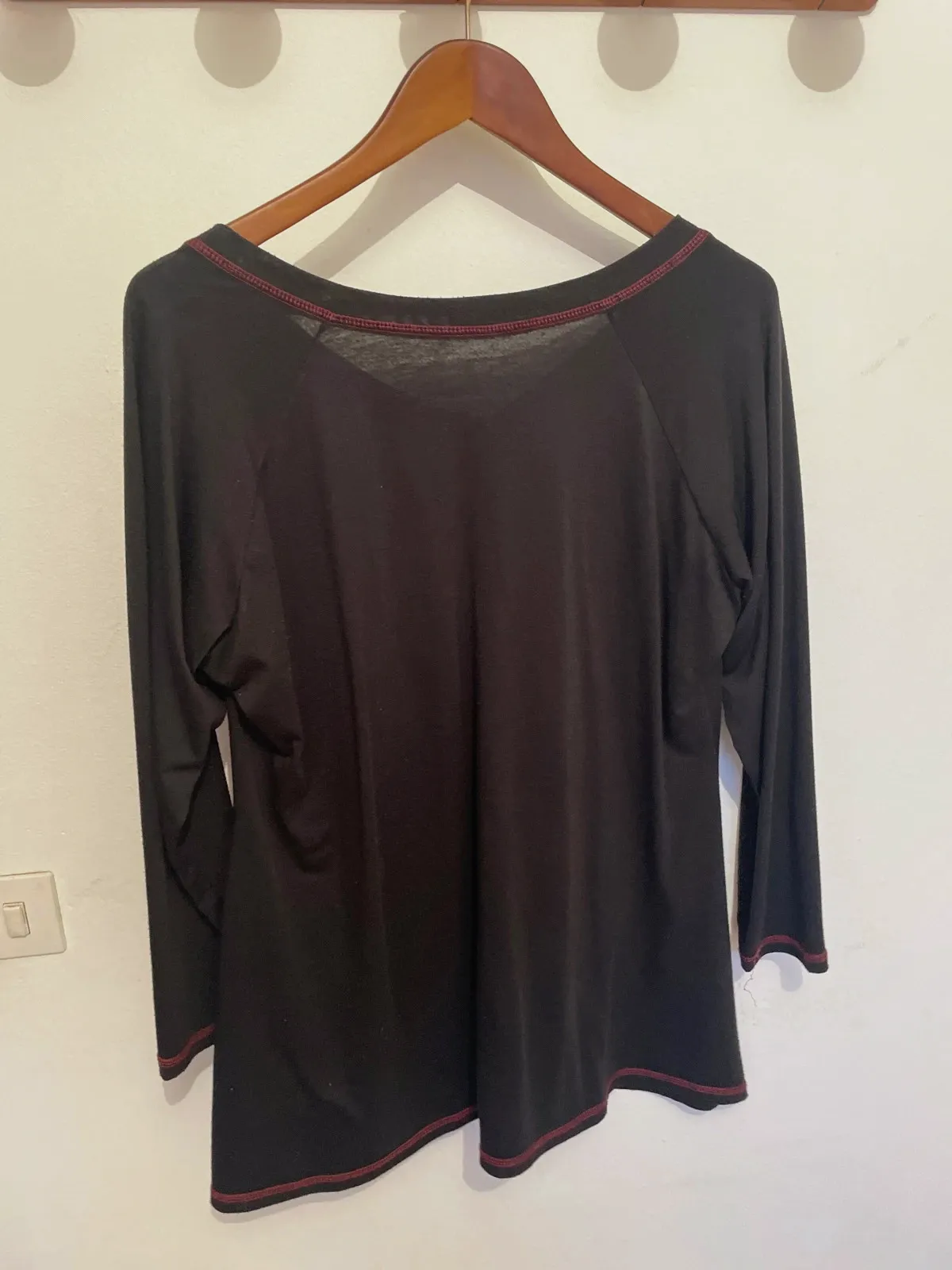 Jersey fino negro "London Red" - Talla M - Estilo Urbano – London – taille M / 38 / 10 5