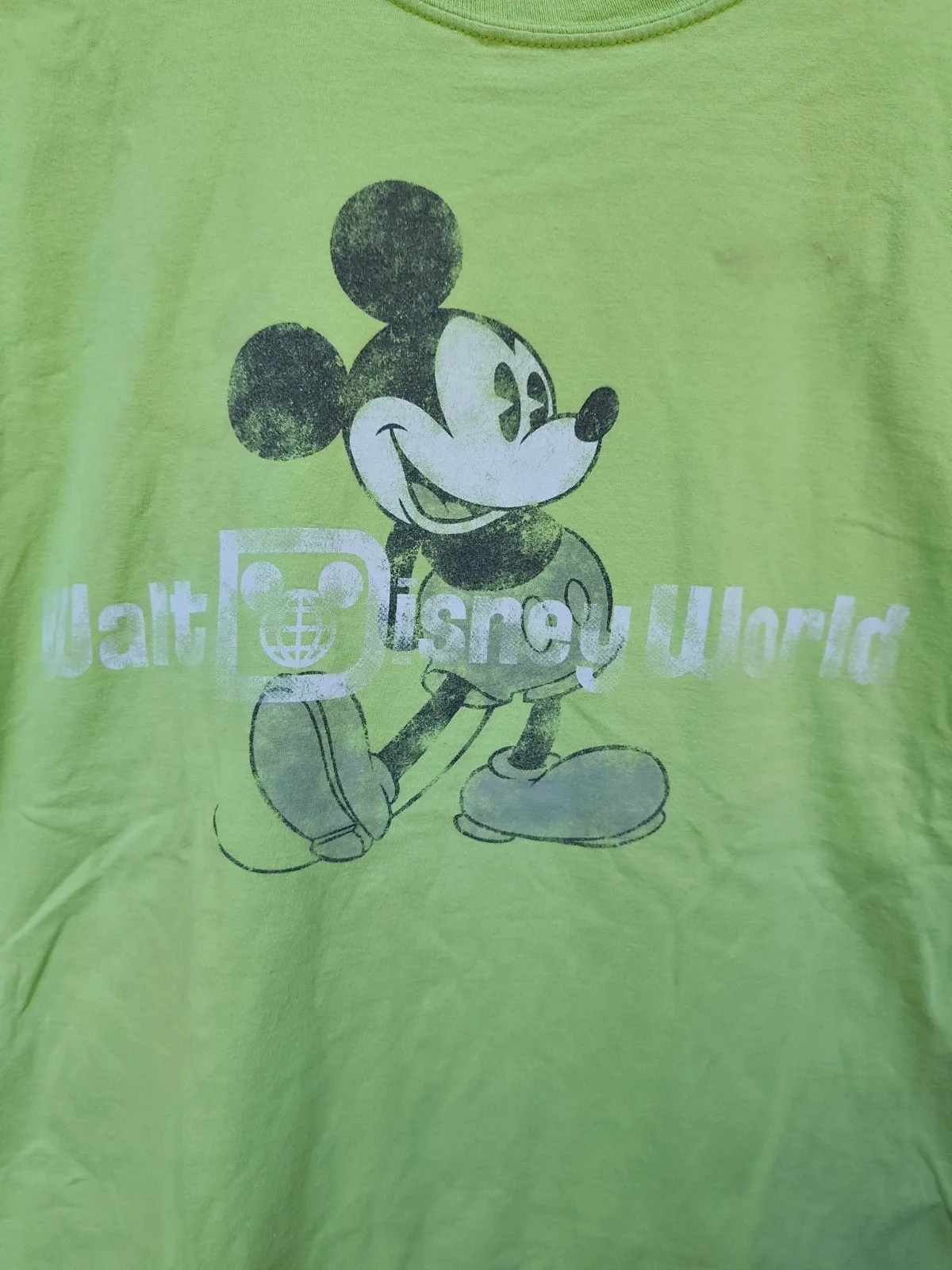 T-shirt Mickey Walt Disney World vert anis – Disney – vert anis – taille XL 2