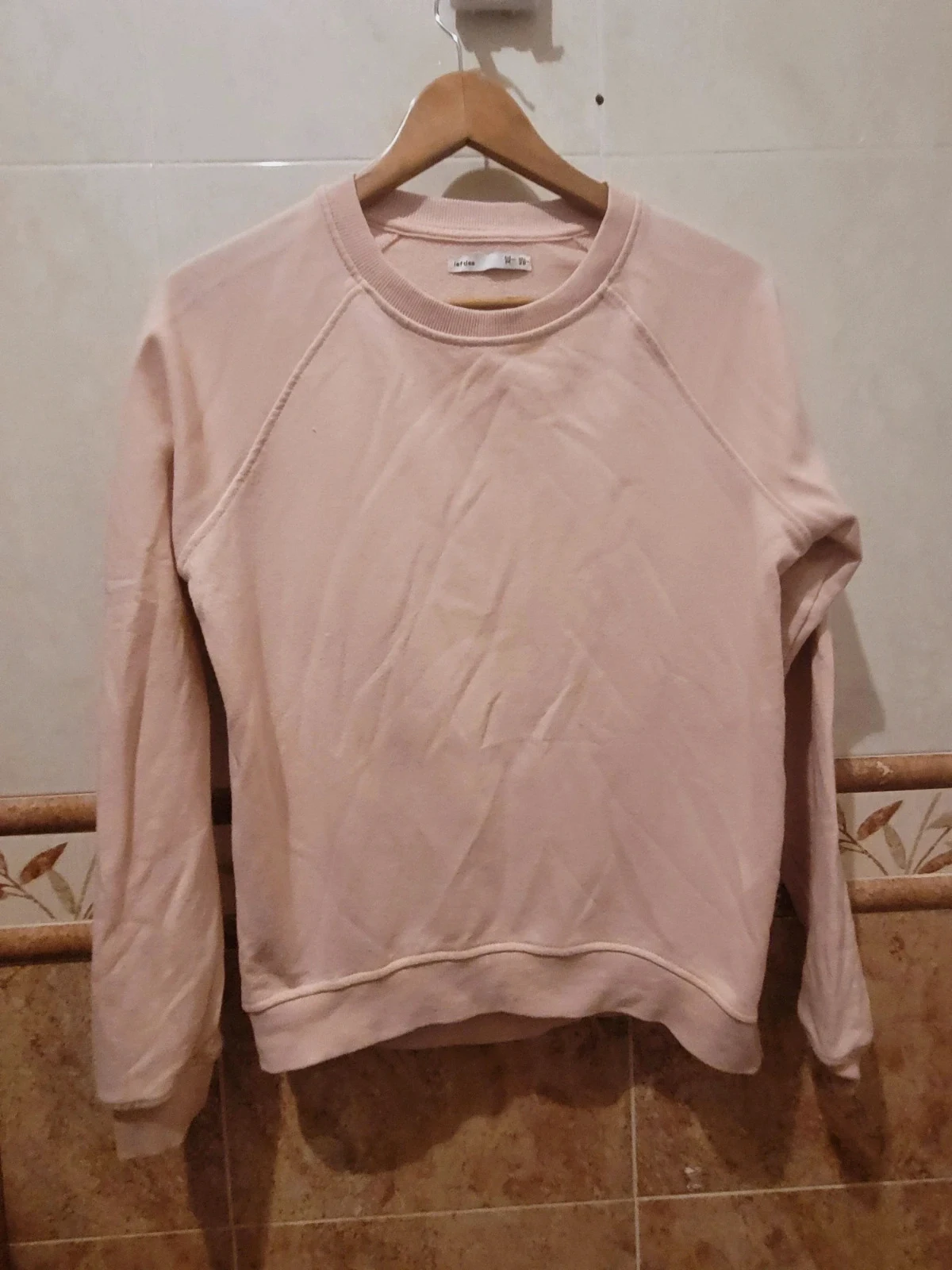 Sudadera rosa palo básica Lefties talla M – Lefties – taille M / 38 / 10