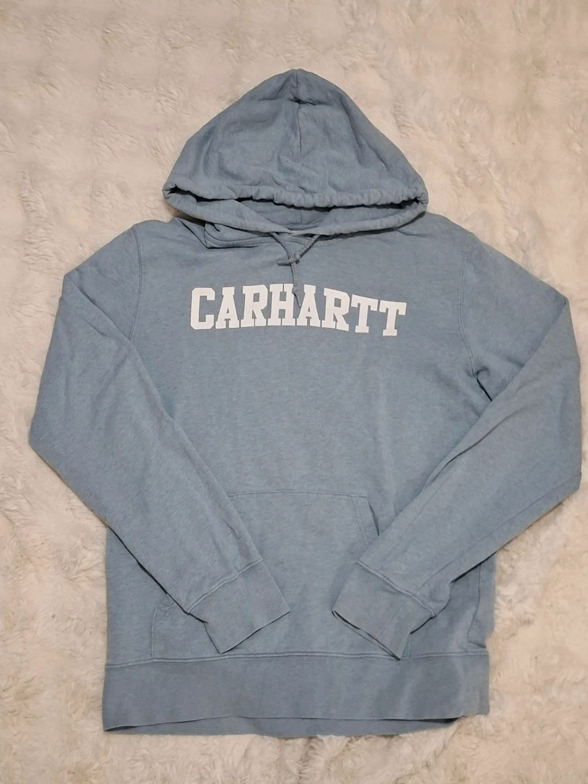 Sweat à Capuche Bleu Chiné "Carhartt WIP" T.M