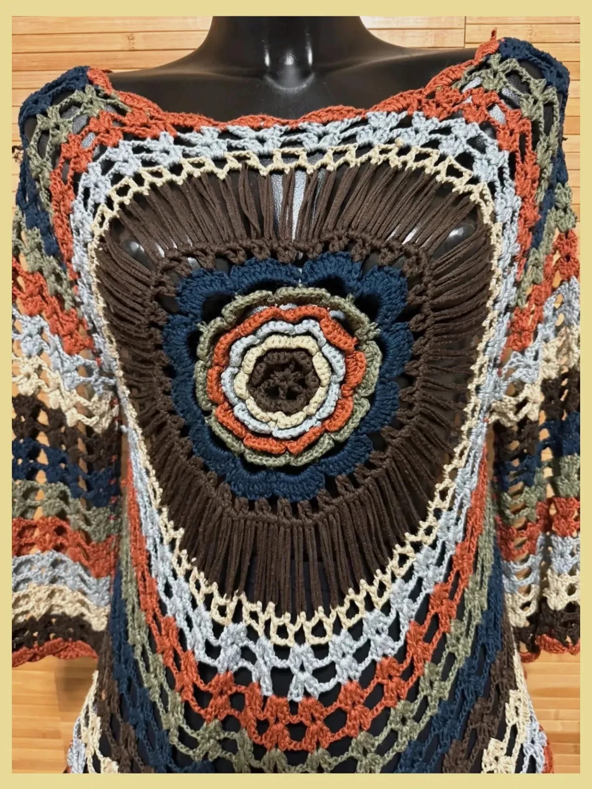 Divino jersey crochet vintage talla única 😍 – Vintage – taille Taille unique 3