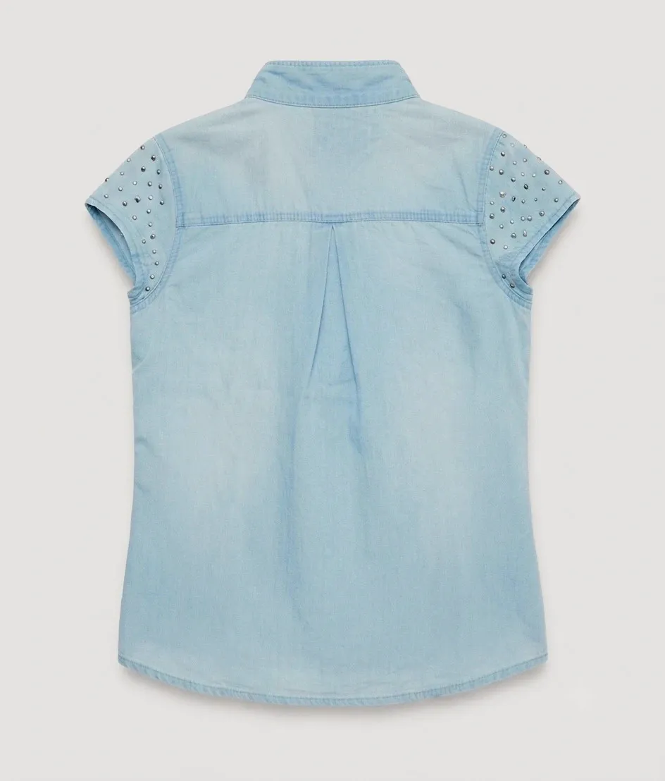 Camisa vaquera con tachuelas Mayoral - Talla 4 años (104 cm) – Mayoral – taille 4 ans / 104 cm 2