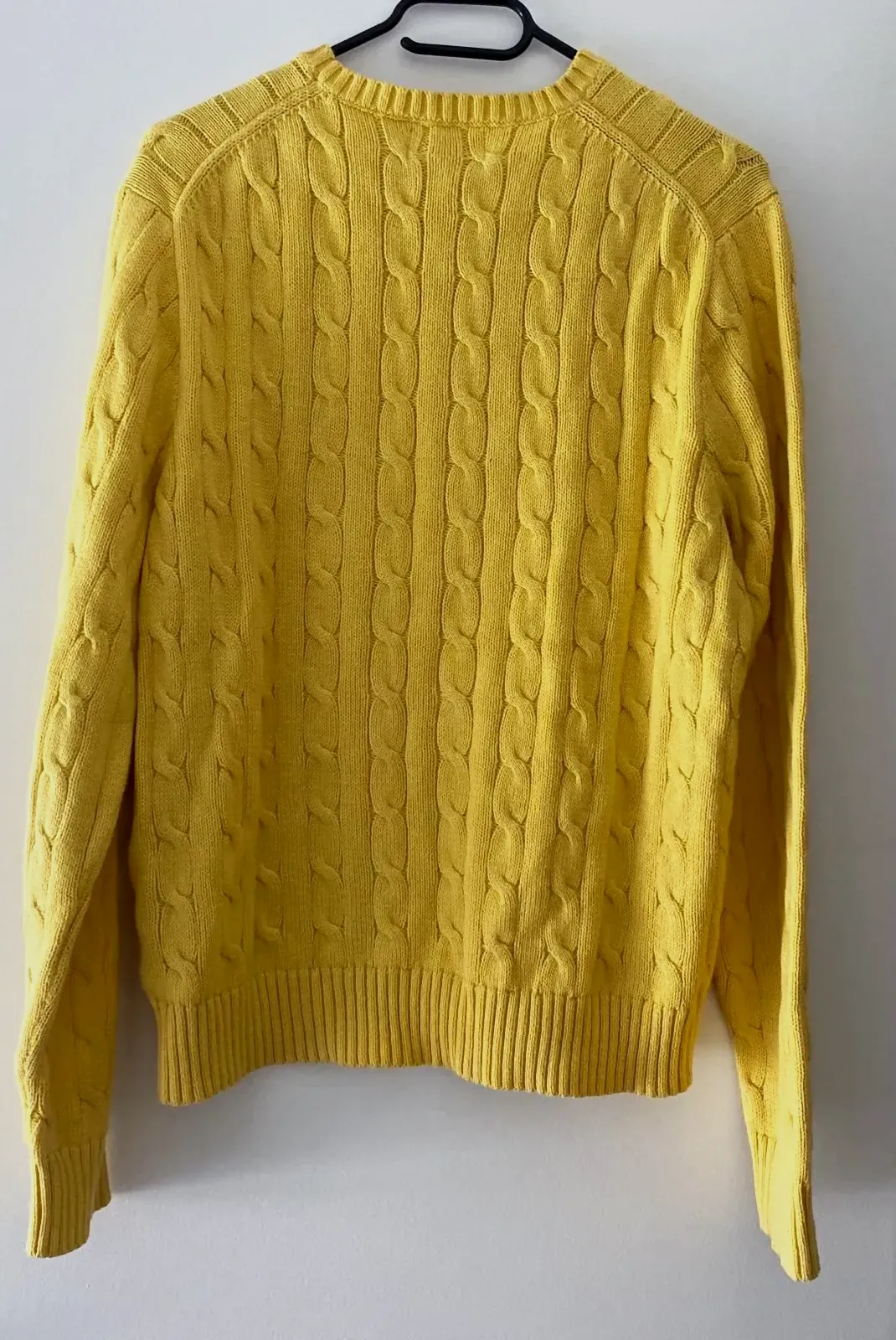 Pull Polo Ralph Lauren, pull torsadé en maille Taille : L – Polo Ralph Lauren – jaune – taille L 3