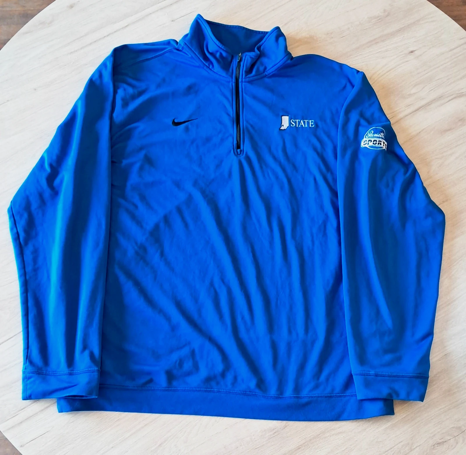 Nike Dri-FIT Indiana State Sycamores Football 1/2 Zip 2XL
