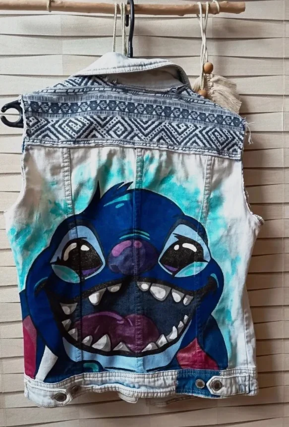 Veste sans manches Stitch stradivarius 