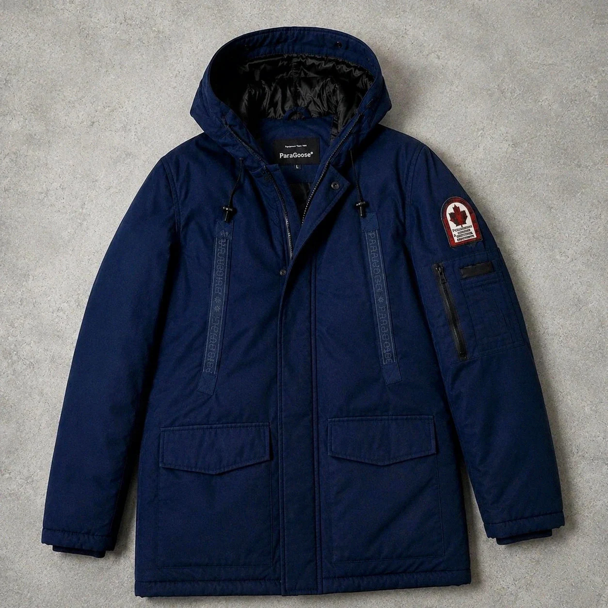 Parka Outdoor Expedition ParaGoose L bleu marine – veste technique hiver Gorpcore Utility