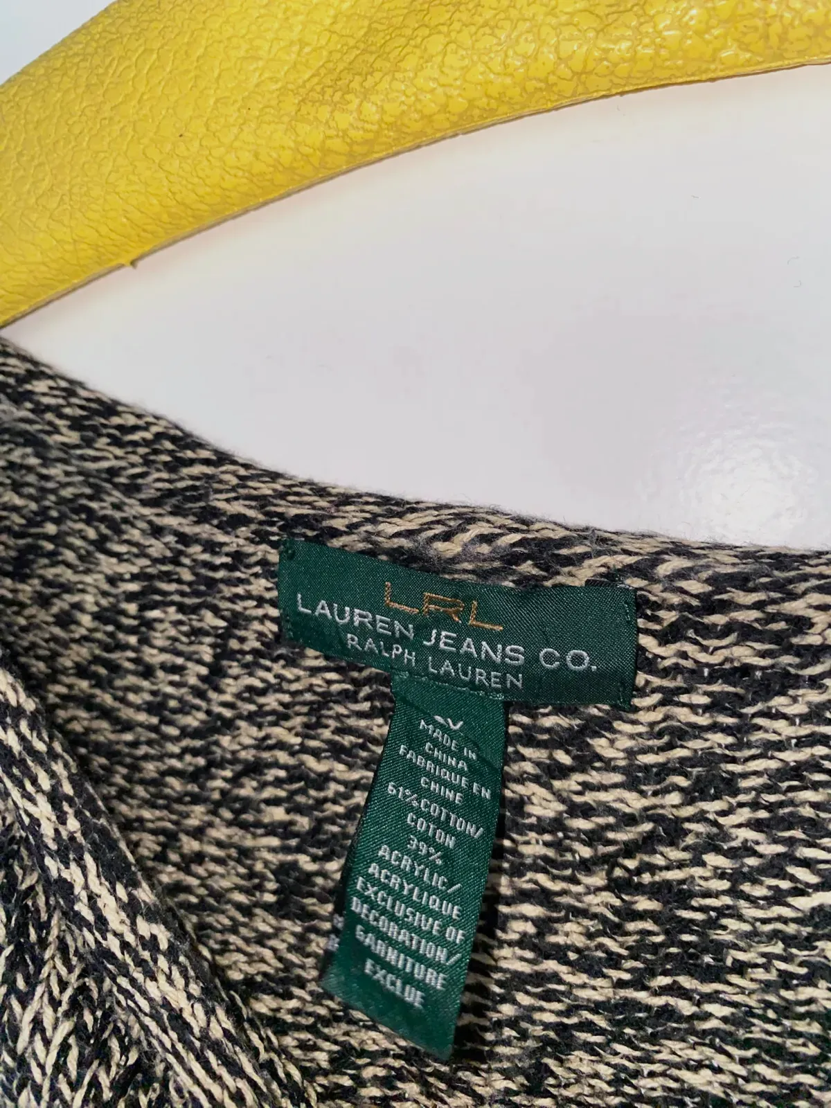 Ralph Lauren trui van gemêleerd breiwerk – Ralph Lauren – taille XL 2