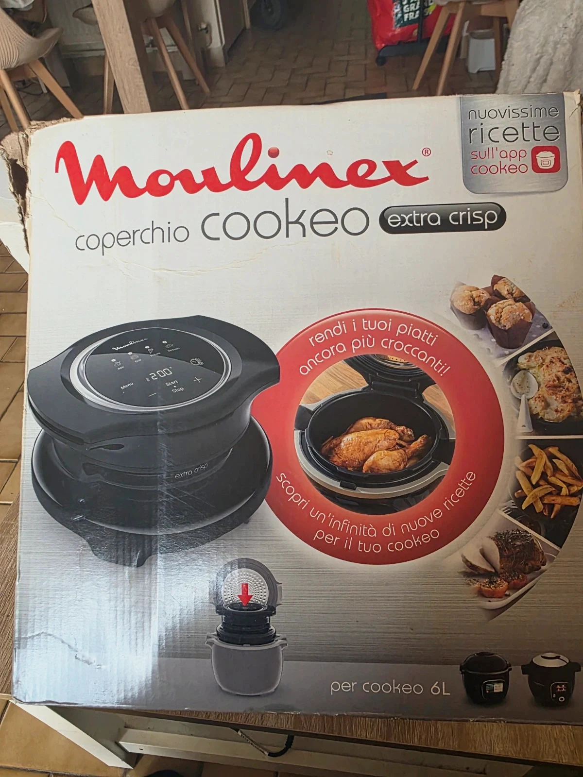 Extra crisp cookeo
