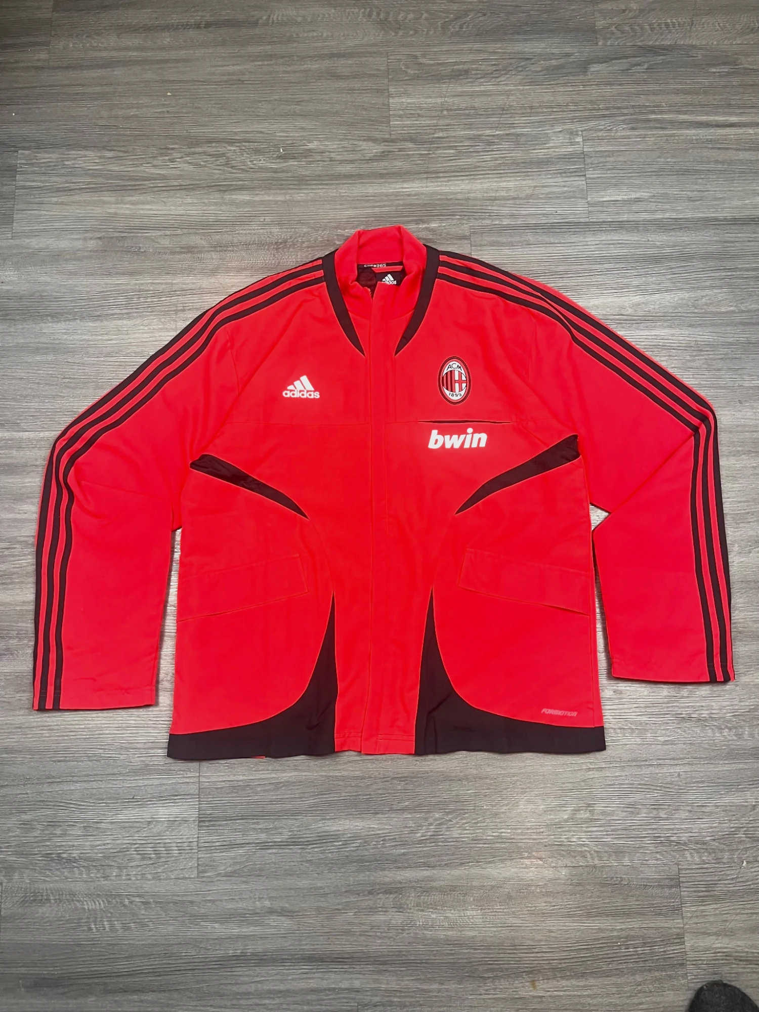 Veste Entraînement AC Milan x Adidas Vintage (2007/2008) Bwin - Taille L