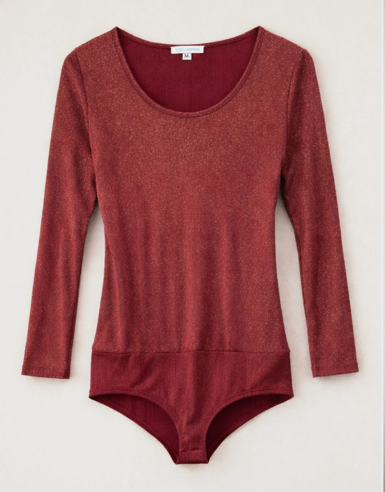 Body pailleté bordeaux LPB Woman – XS/S