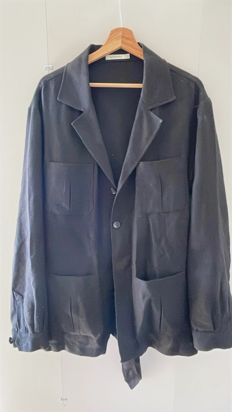 Saharienne Suitsupply 100% lin noire – Taille 54 – Suitsupply – taille XL