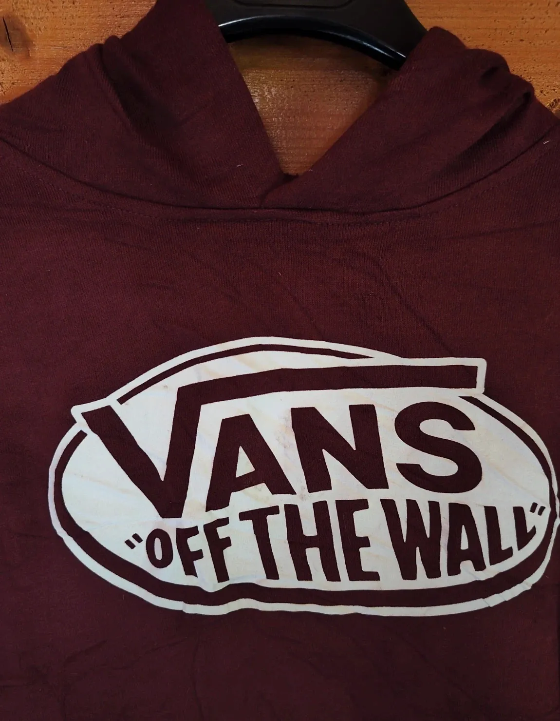 Sweat à capuche Vans bordeaux – Vans – bordeaux – taille S 2