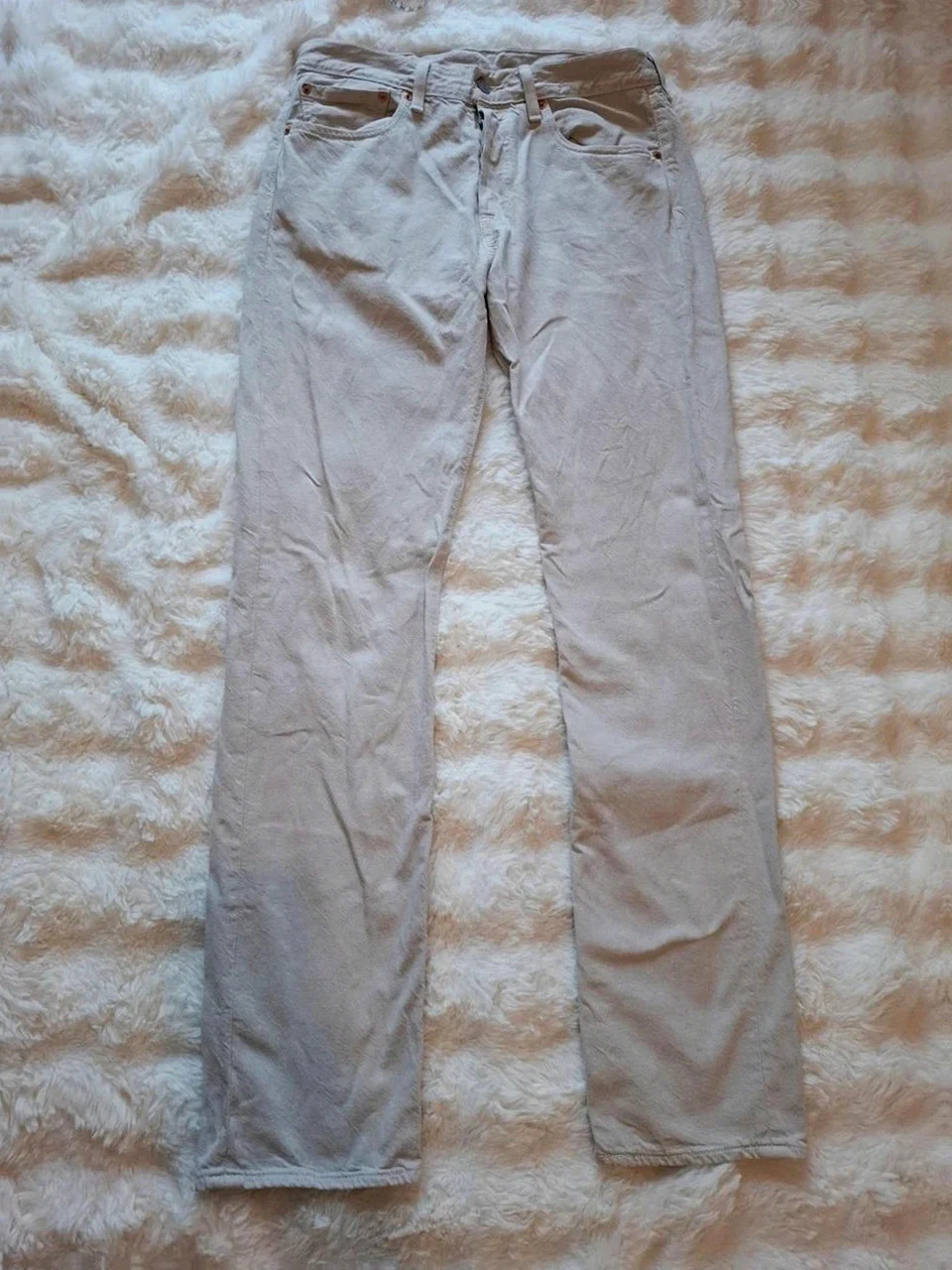 Jean 501 levi's écru / beige t.w31 l34