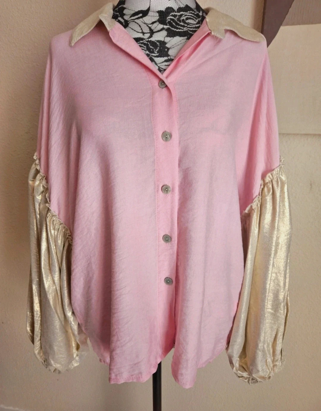 Magnifique chemise en coton oversize TU 36 au 46 - Made in Italy