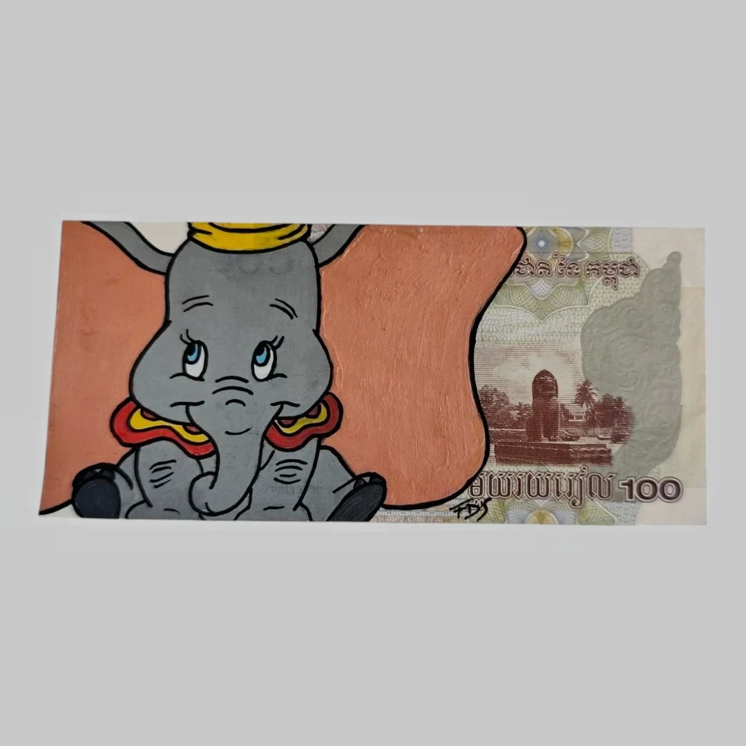 Billet Authentique Custom – Cambodge & Dumbo Edition – Captain Custom