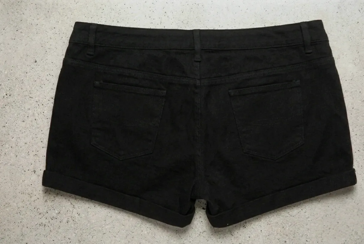 Shorts negros básicos Denim Co. – Denim Co – taille XXL / 44 / 16 2