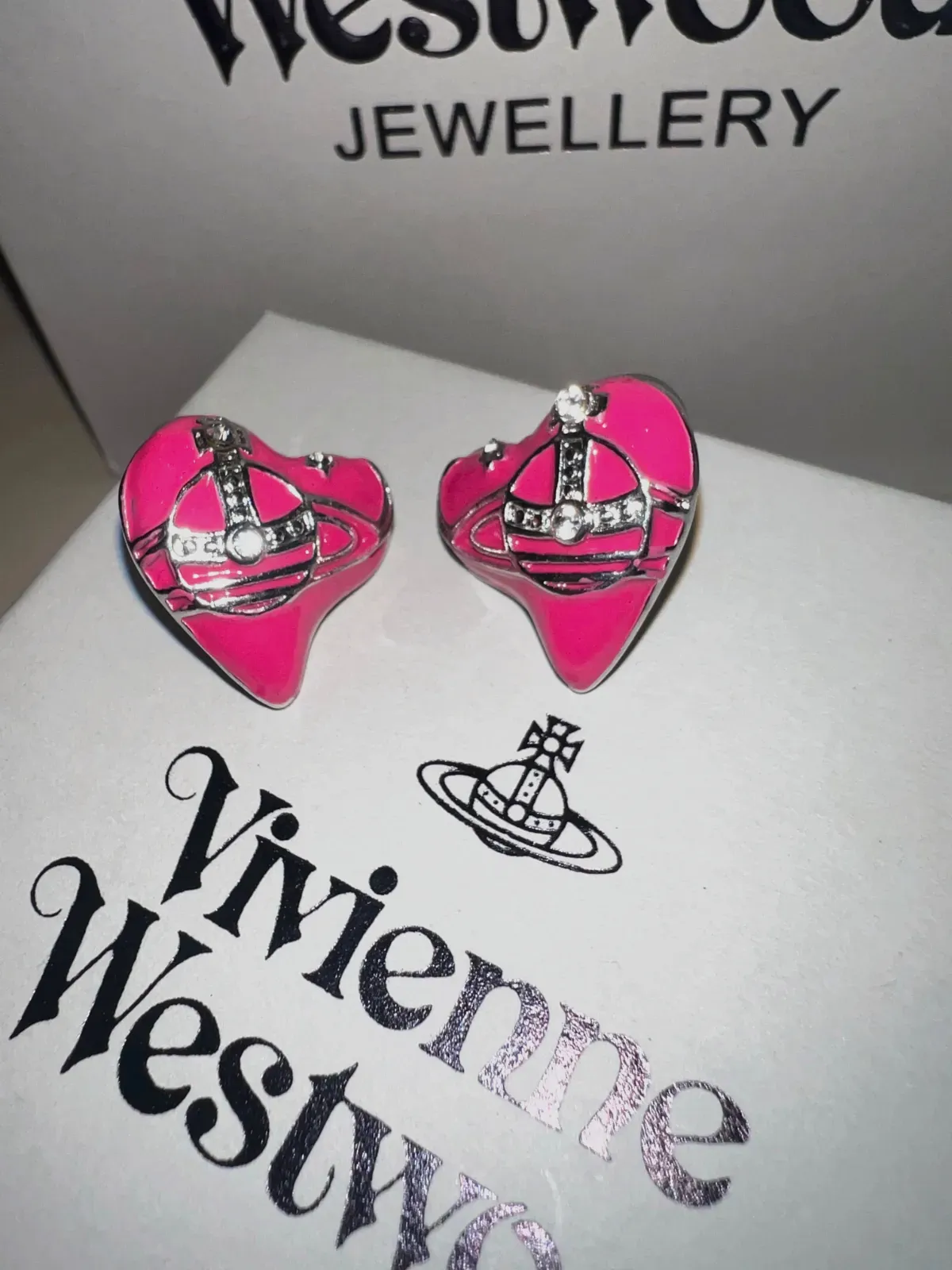 Boucles d'oreilles cœur Vivienne Westwood rose – Vivienne Westwood – rose – taille Taille unique 6