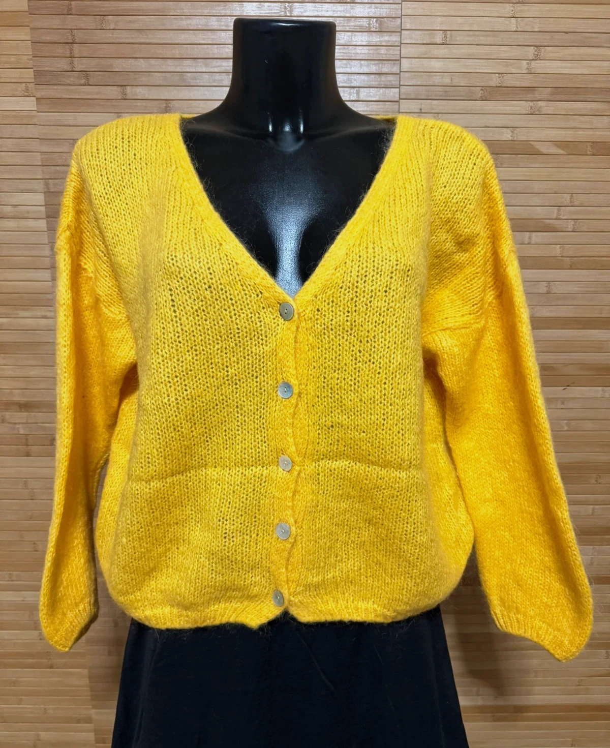 Cárdigan amarillo marca andromede talla única 😍 – Andromede – taille Taille unique