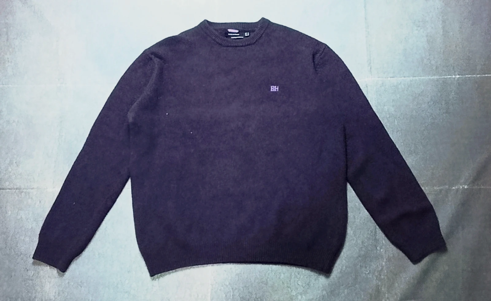 Pedro del Hierro Geelong Lambswool Sweater Purple - Size M