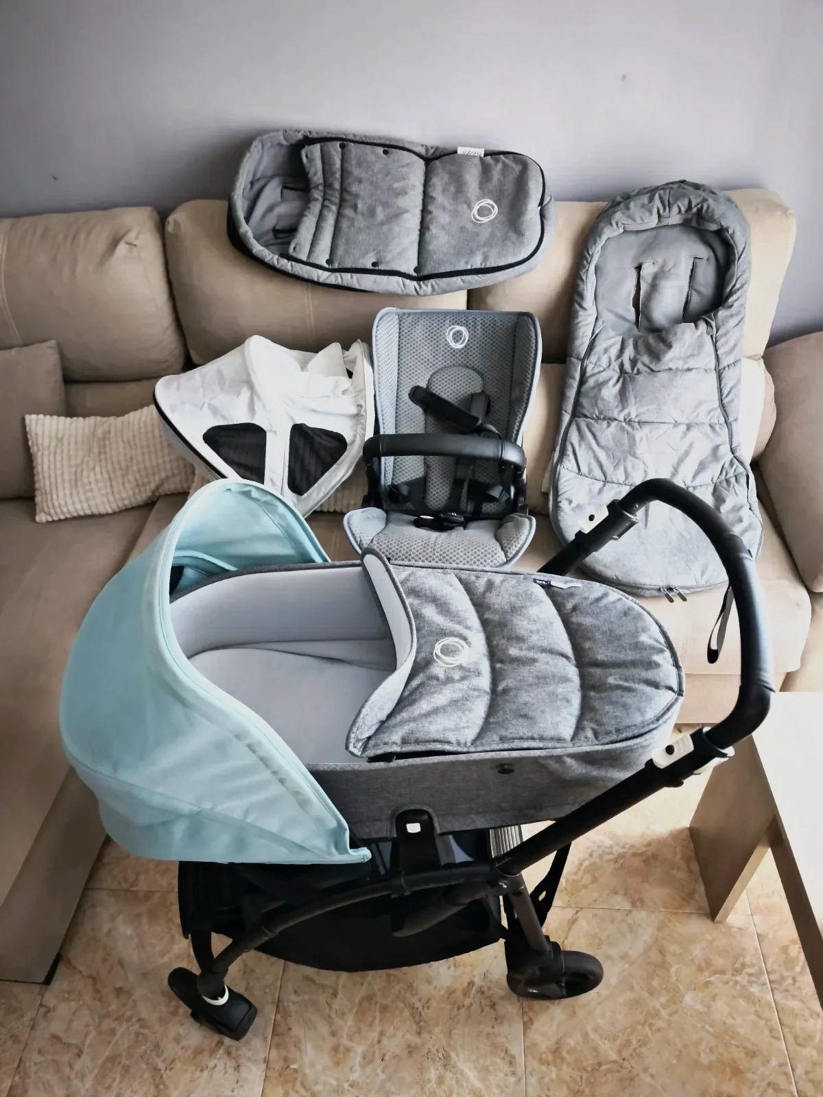 Carro Bugaboo bee 6 completo 