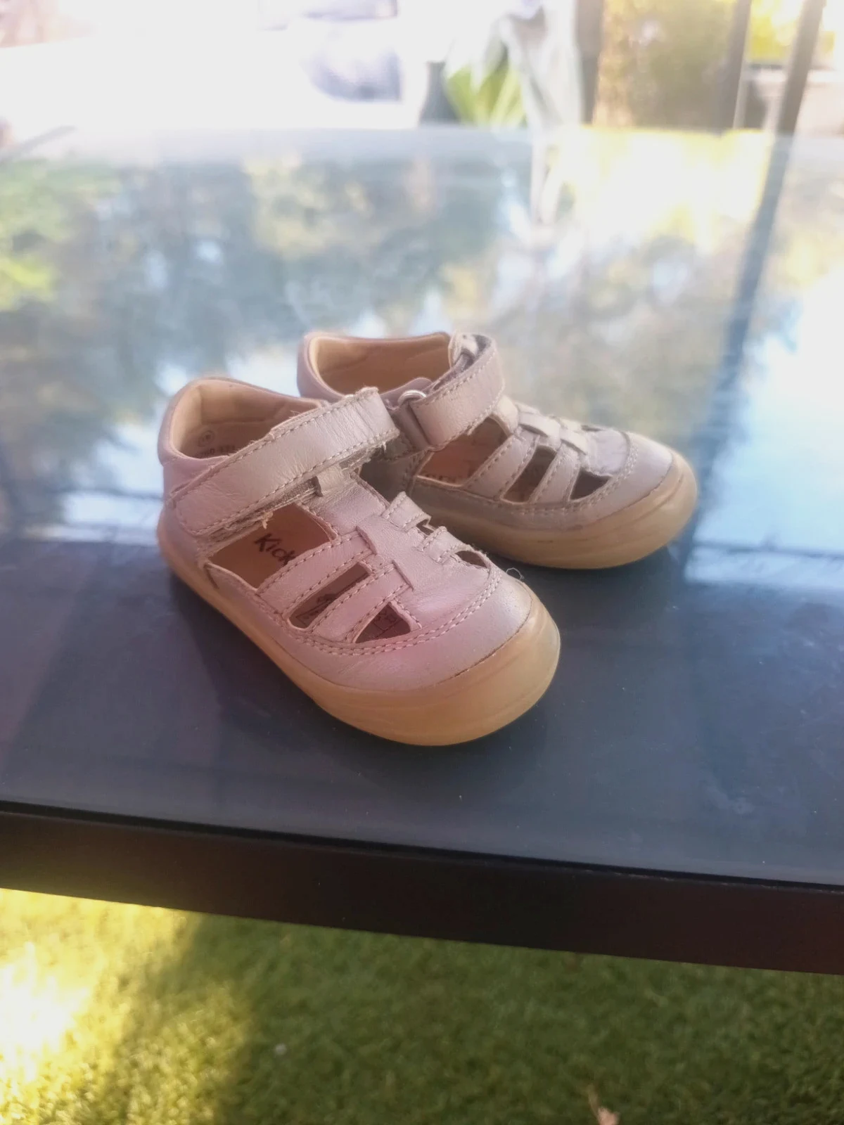 Sandale en cuir de mar je Kickers
