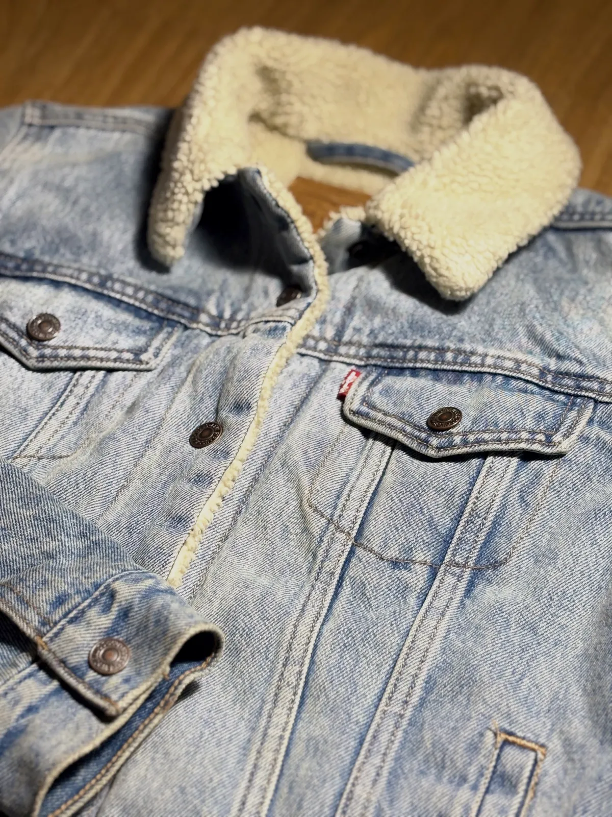Jaqueta de Ganga Levi's Premium Mickey Mouse Sherpa – Levi's – taille S 7