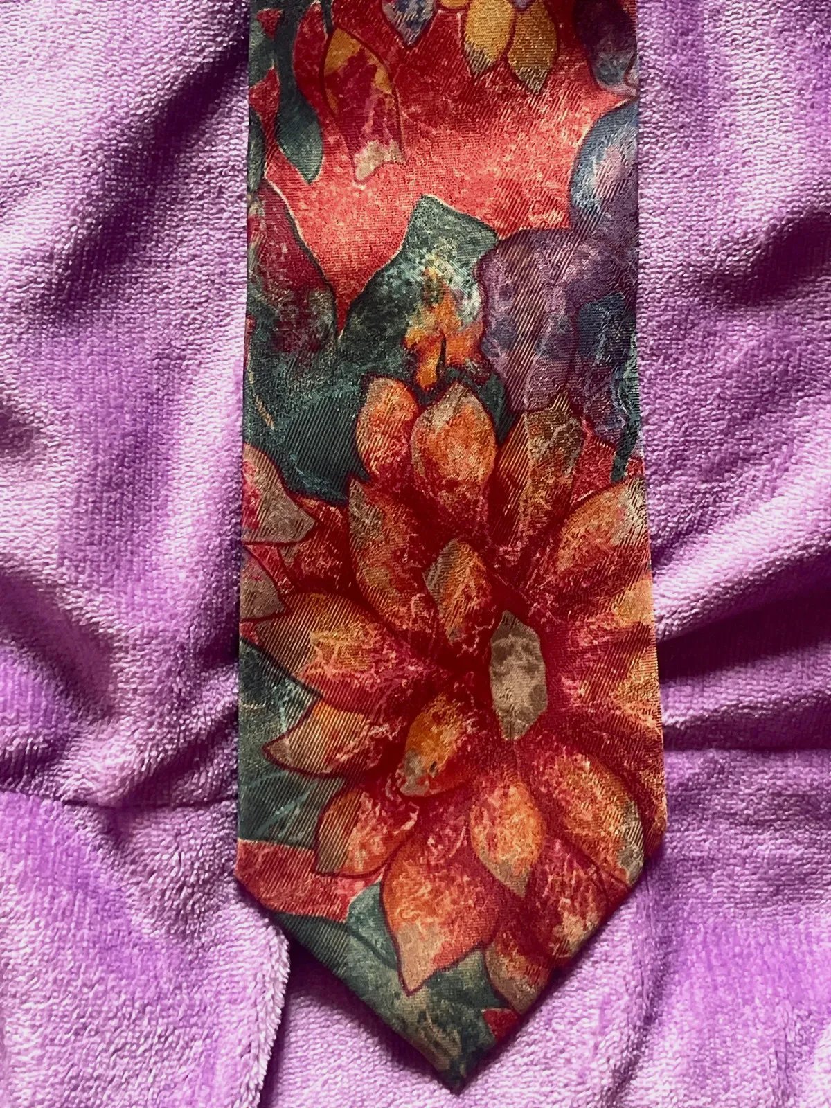 Corbata floral hecha a mano – Made In Italy 2