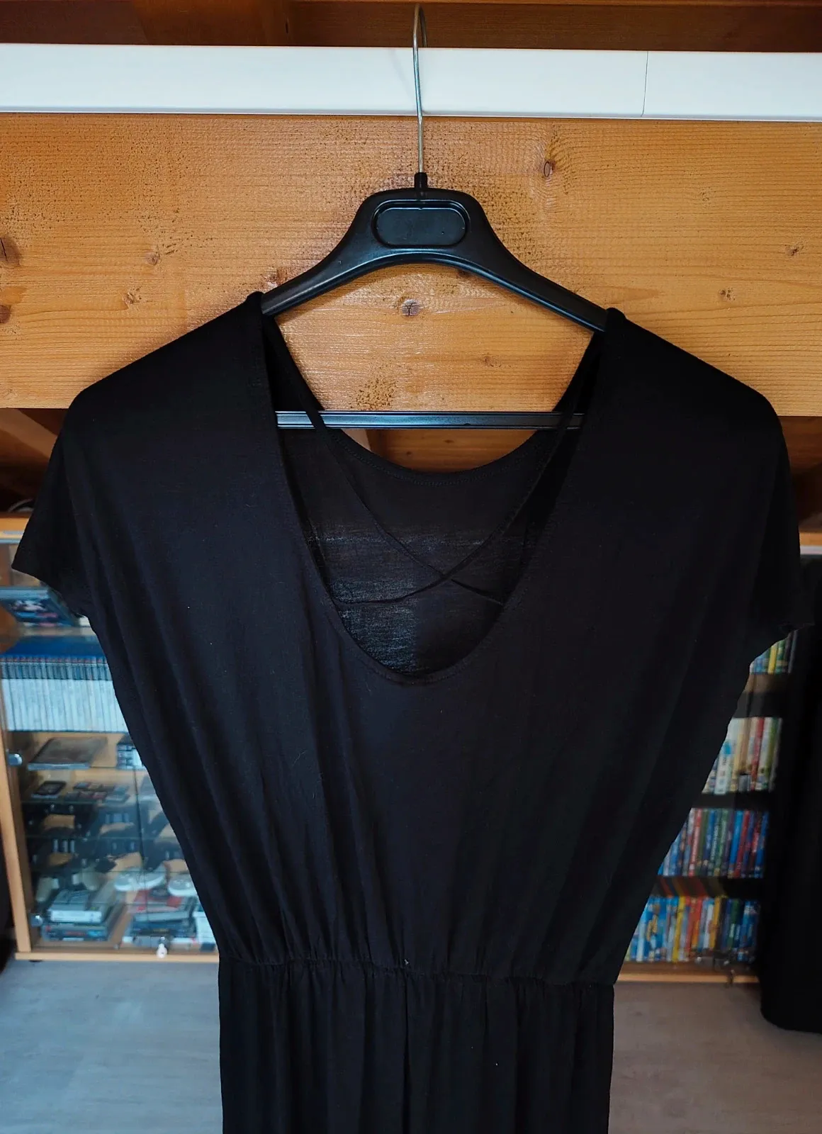 Robe longue H&M noire dos croisé – H&M – noir – taille M 2