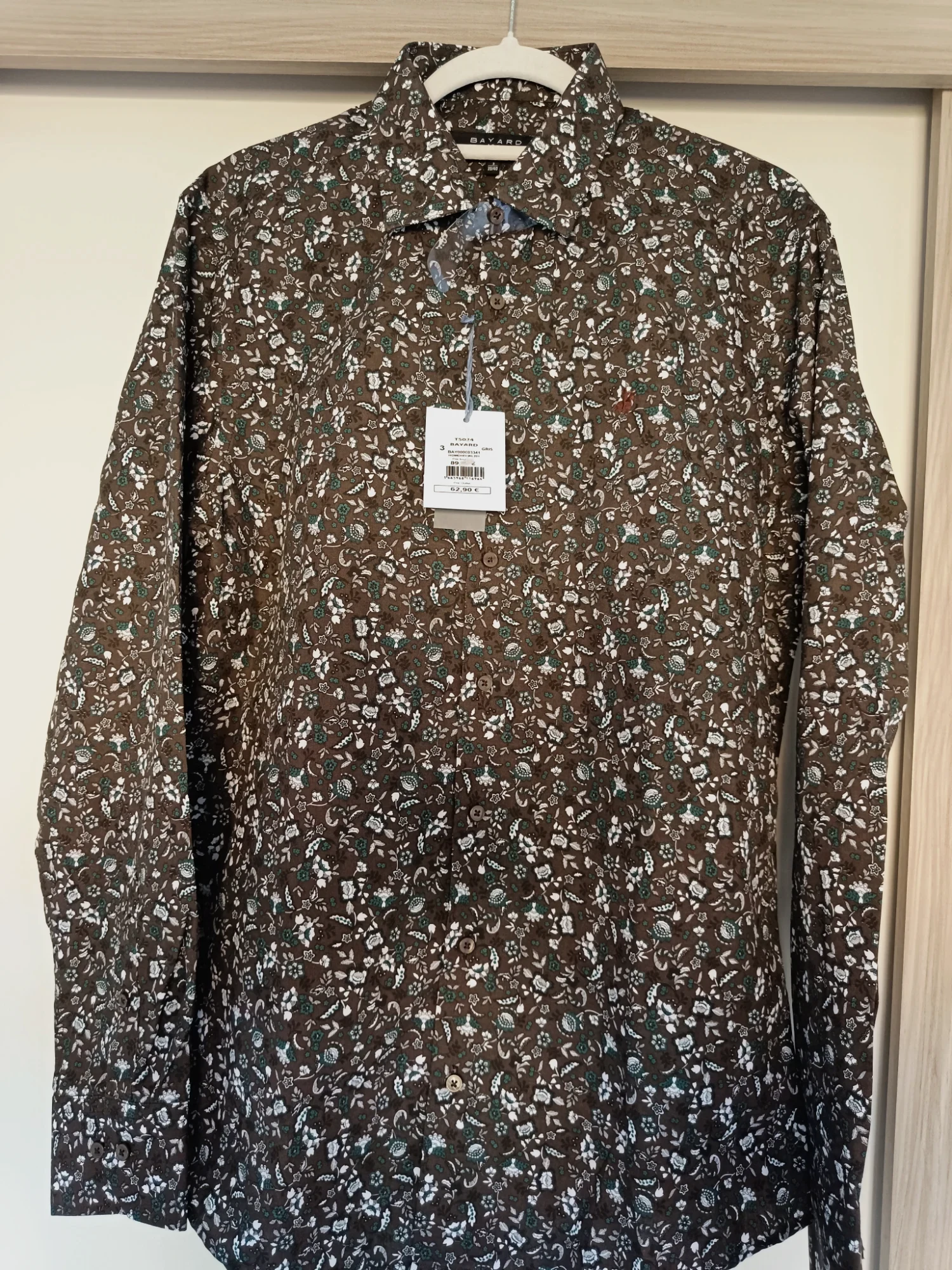 Camisa de flores de manga larga Bayard – Bayard – taille M
