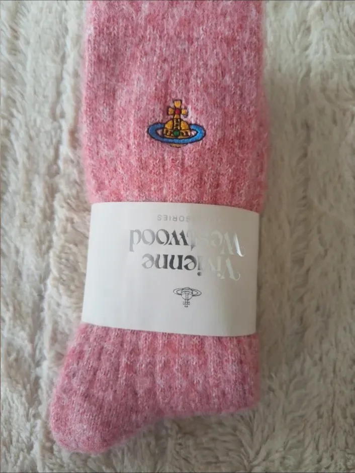 Vivienne Westwood Pink Wool Socks – Vivienne Westwood – rose 3